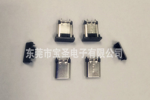 USB-TYPE C 母座 直立式